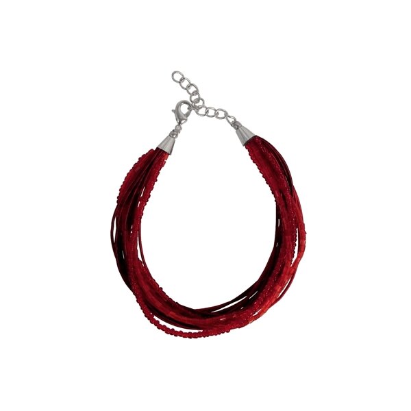 Armband Queen dunkelrot