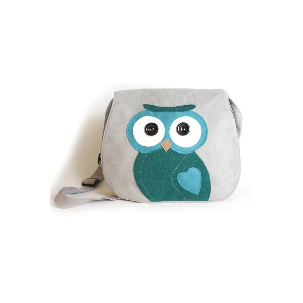 Schultertasche Eule, groß