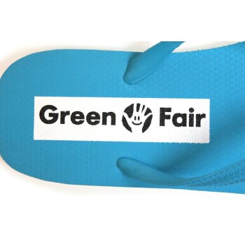 Green&Fair phlip phlops blue/green