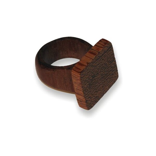 Ring Holzquadrat Chontillo  Gr. 7