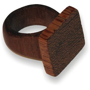 Ring Holzquadrat Chontillo  Gr. 7