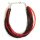 Armband "Queen" schwarz rot