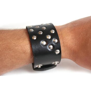 Lederarmband "Chammy I", Nieten