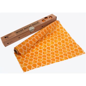 Wilde Wachs Rolle "Retro" orange