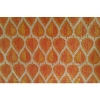 Wilde Wachs Rolle "Retro" orange