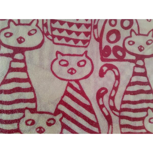 Wilde Wachs Rolle Katze 
