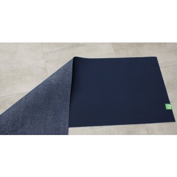 Yogamatte aus Naturkautschuk, blau