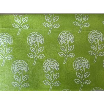 Wildes Wachs Tuch für Brot "Pflanze" grn, 60 x 46 cm