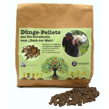 Dünge-Pellets aus Bio-Schafwolle, 1,5 kg