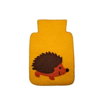Filz Wärmflaschenbezug "Igel" klein