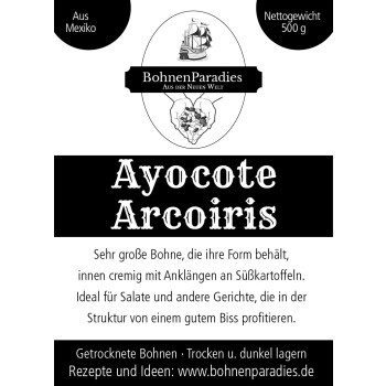 Ayocote Arcoiris, 500g