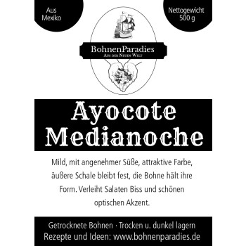 Ayocote Medianoche, 500g