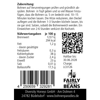 Ayocote Medianoche, 500g