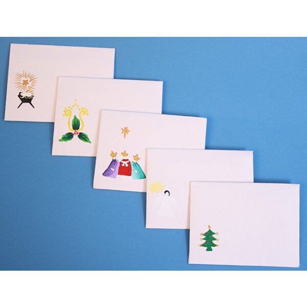 Peepal Mini Karte "Weihnachten", 5er Set